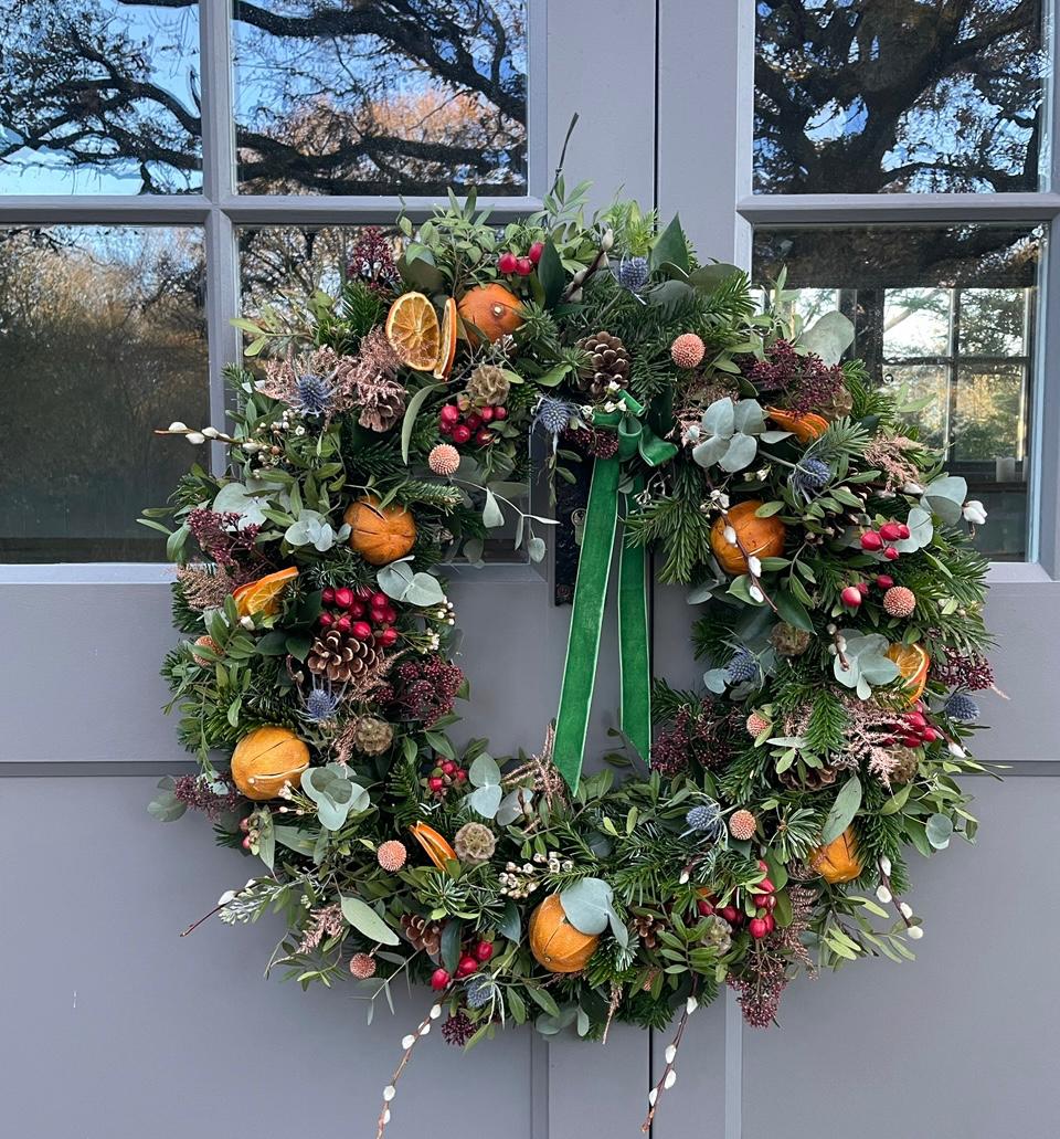 Christmas Wreath Making Workshop &  Festive Cream Tea with Prosecco