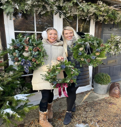 Christmas Wreath Making Workshop &  Festive Cream Tea with Prosecco