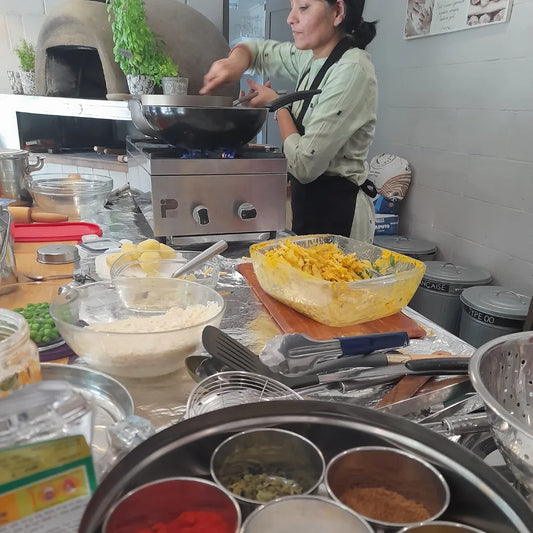 Indian Cooking Demonstration & Late Lunch