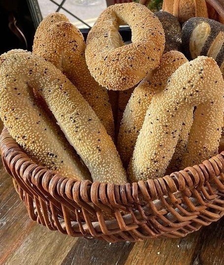 Bagels. Pretzels & Grissini
