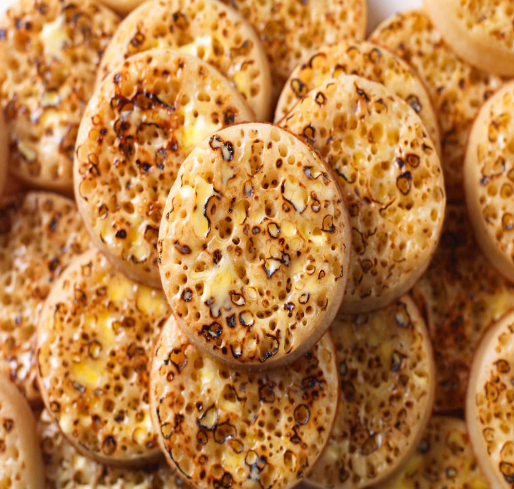 English Muffins, Crumpets & Doughnuts