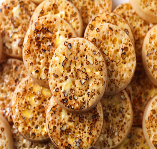 English Muffins, Crumpets & Doughnuts