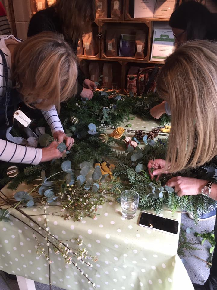 Christmas Wreath Making Workshop &  Festive Cream Tea with Prosecco